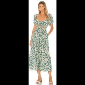 Free People Blue Ellie Floral Dress
